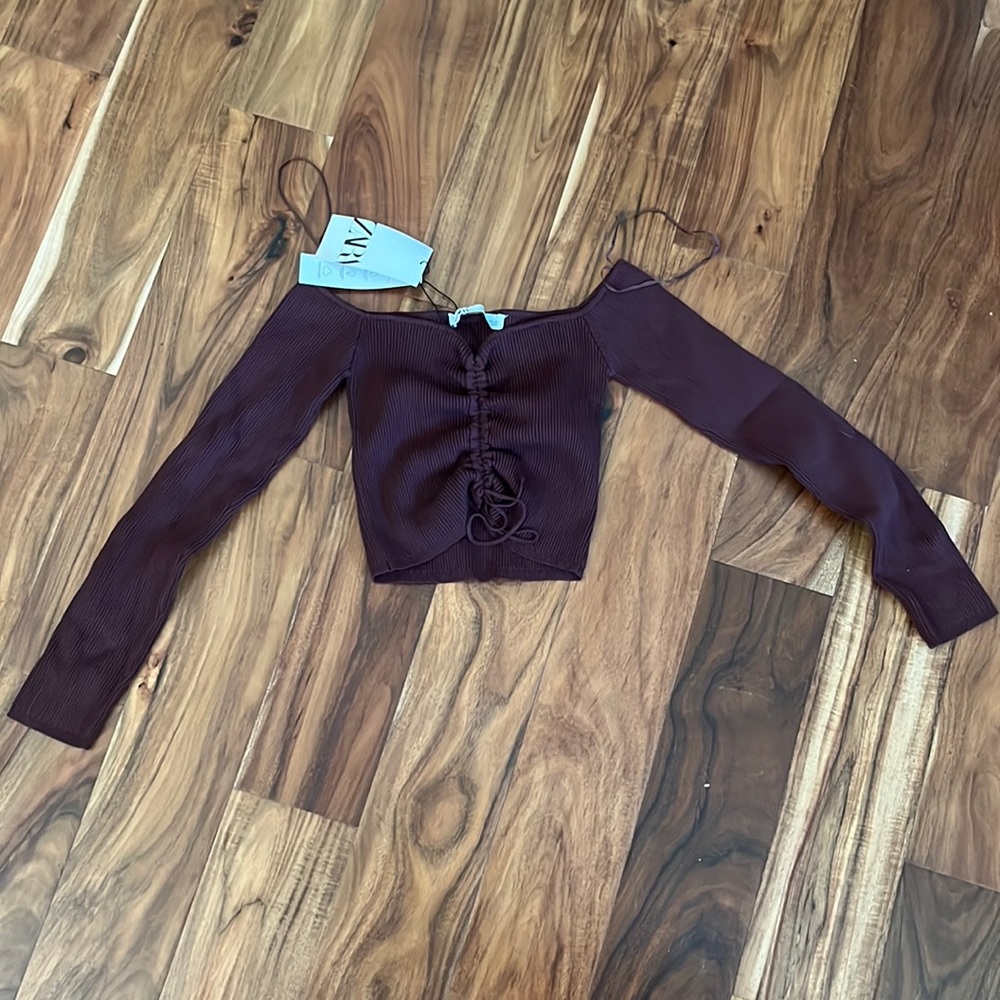 ZARA Brown Long Sleeve